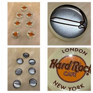 80s Vintage Hard Rock Pins